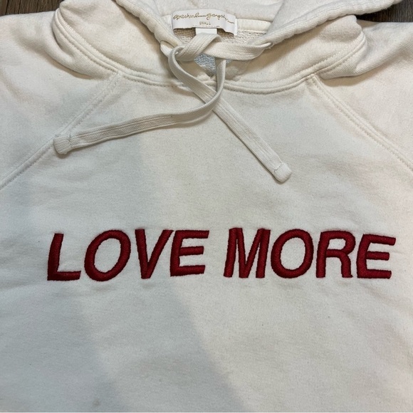 Spiritual Gangster Love More Classic Raglan Pullover Hoodie Sweatshirt White S - Picture 9 of 13